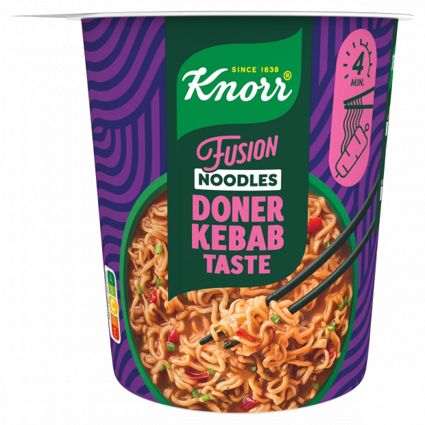 Knorr tészta döner kebab ízesítéssel és chiliszósszal 80 g Knorr tészta döner kebab ízesítéssel és chiliszósszal 80 g