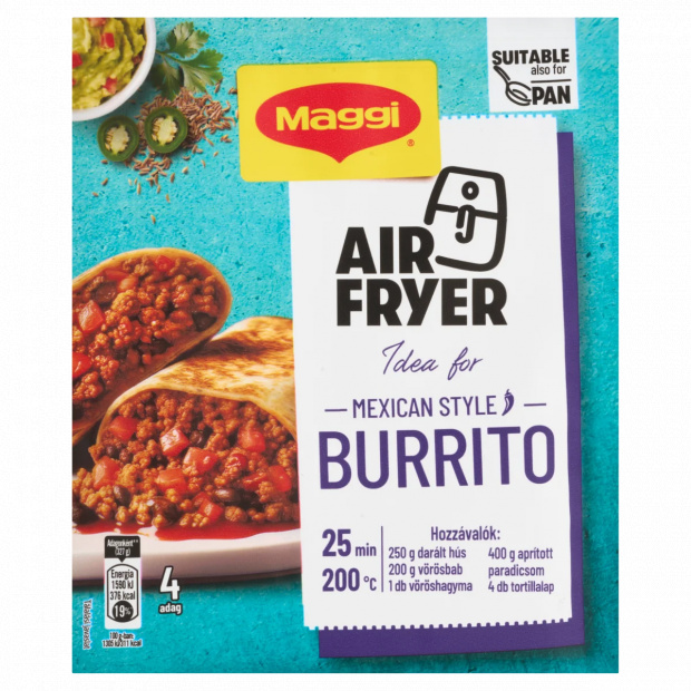Maggi mexikói stílusú burrito alap jalapeno paprikával 30 g