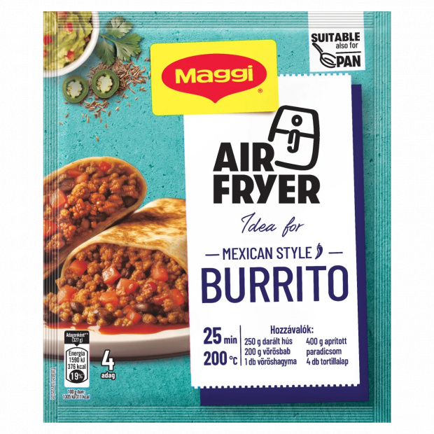 Maggi mexikói stílusú burrito alap jalapeno paprikával 30 g