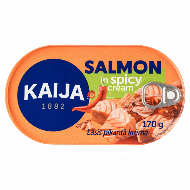 Kaija lazac darabok fűszeres paradicsomszószban 170 g