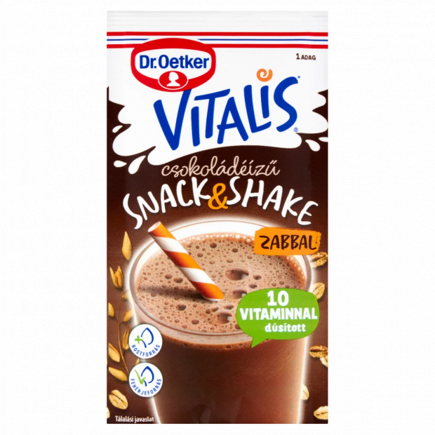 Dr. Oetker Snack&Shake csokoládéízű italpor 29 g