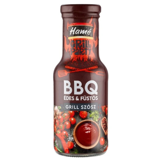 Hamé Grill Party BBQ édes & füstös grill szósz 230 ml