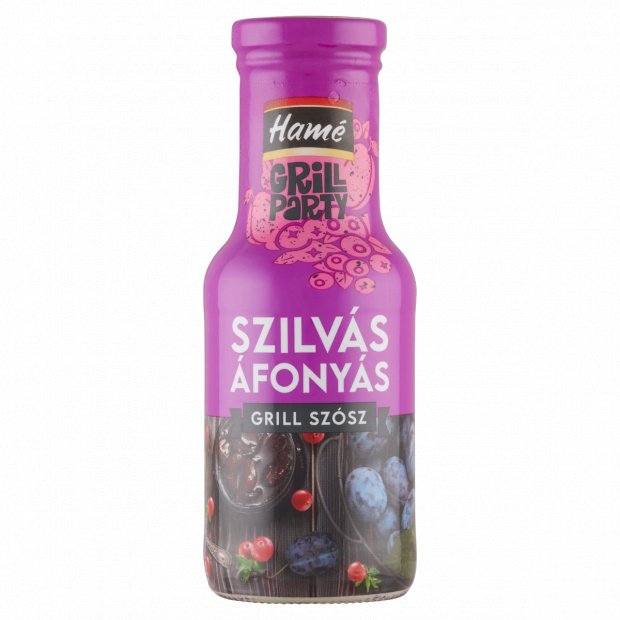 Hamé Grill Party szilvás áfonyás grill szósz 250 ml