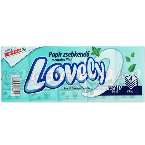 LOVELY PZS.MENTHOL 4R.15X10DB