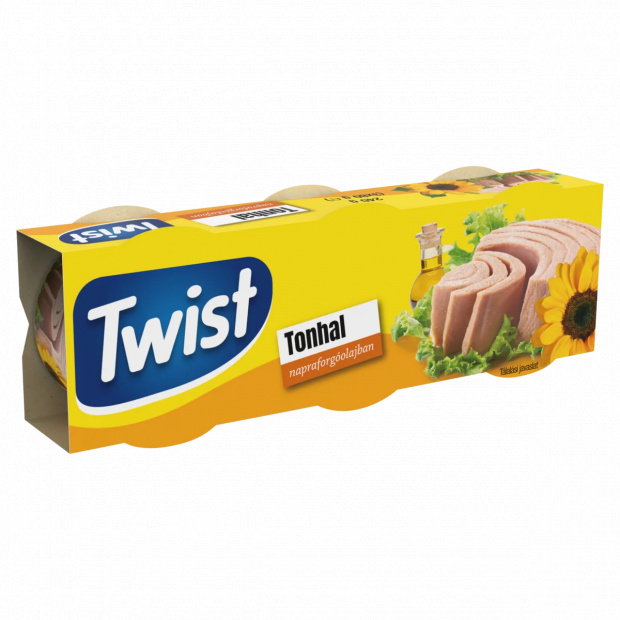 Twist tonhal napraforgóolajban 3 x 80 g (240 g) Twist tonhal napraforgóolajban 3 x 80 g (240 g)