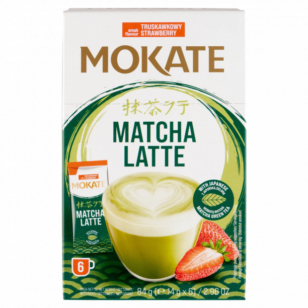 Mokate Matcha Latte 14 g x 6 (84 g) Mokate Matcha Latte 14 g x 6 (84 g)