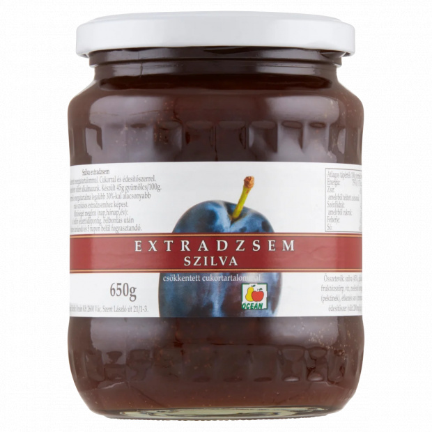 Óceán szilva extradzsem csökkentett cukortartalommal 650 g Óceán szilva extradzsem csökkentett cukortartalommal 650 g