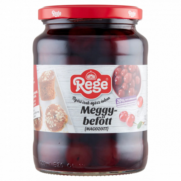 Rege magozott meggybefőtt 700 g Rege magozott meggybefőtt 700 g