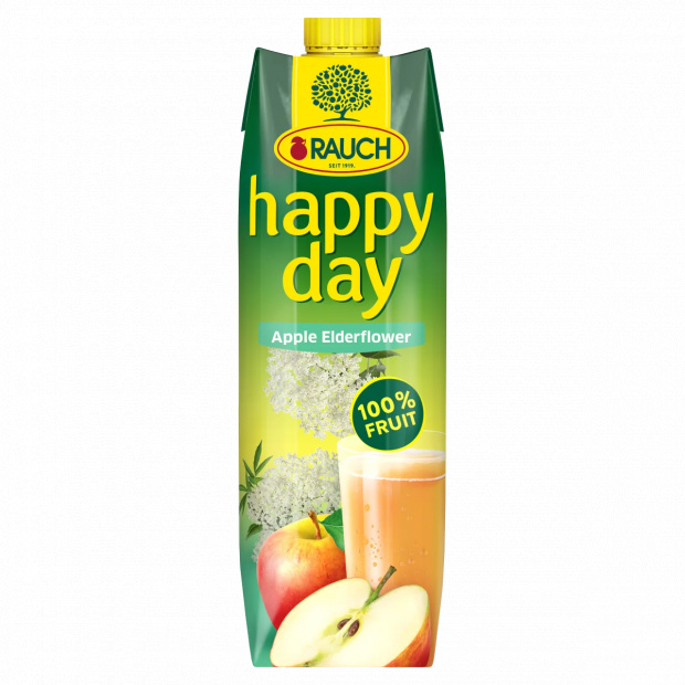 Rauch Happy Day almaital bodzavirág kivonattal 1 l Rauch Happy Day almaital bodzavirág kivonattal 1 l
