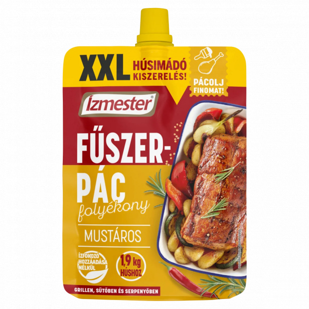 Ízmester mustáros folyékony fűszerpác 205 ml