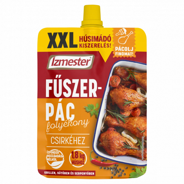 Ízmester folyékony fűszerpác csirkéhez 205 ml Ízmester folyékony fűszerpác csirkéhez 205 ml