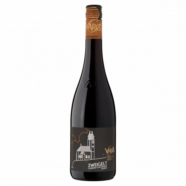 Varga Pincészet Dunántúli Zweigelt-Cabernet Sauvignon félédes vörös tájbor 11% 0,75 l
