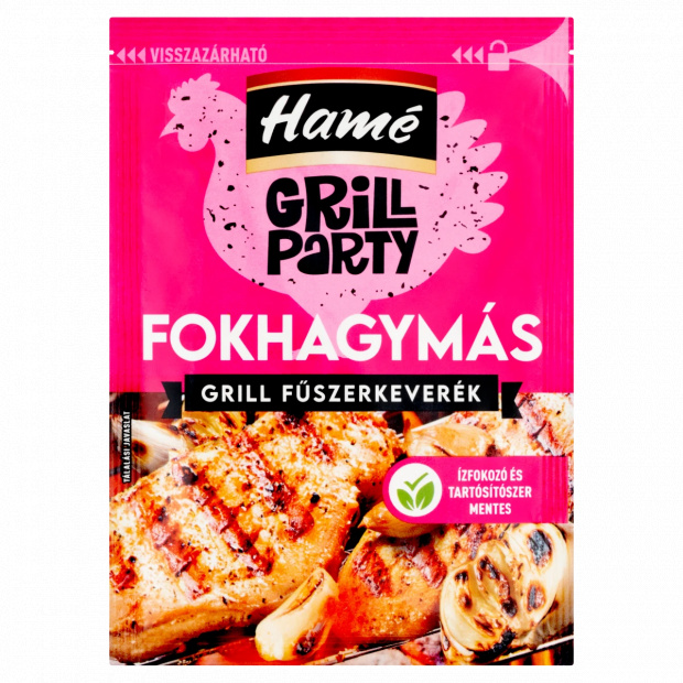 Hamé Grill Party fokhagymás grill fűszerkeverék 25 g Hamé Grill Party fokhagymás grill fűszerkeverék 25 g