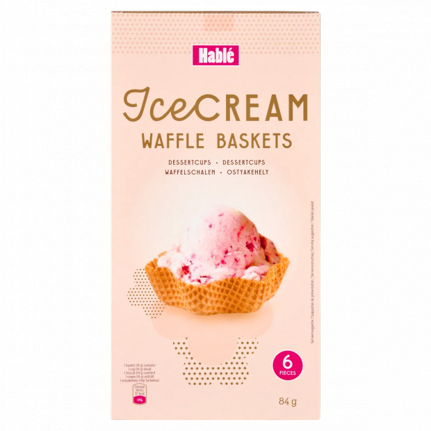 Hablé Ice-Cream ostyakehely 6 db 84 g