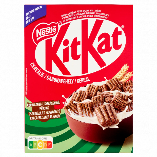 KitKat csokoládé és mogyoróízű gabonapehely 330 g