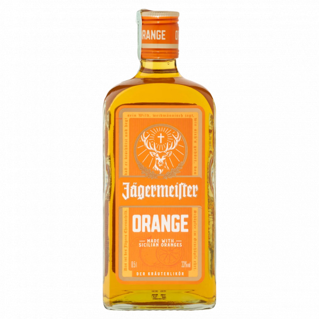 Jägermeister Orange gyógynövénylikőr 33% 0,5 l