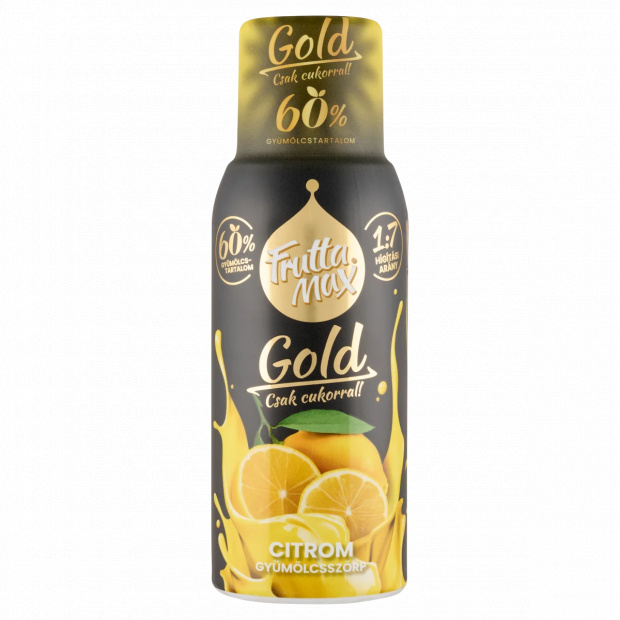 FruttaMax Gold citrom gyümölcsszörp 500 ml FruttaMax Gold citrom gyümölcsszörp 500 ml