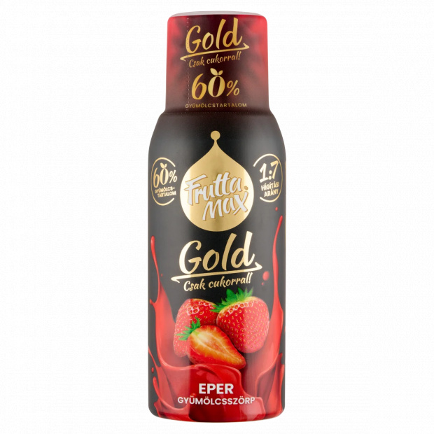FruttaMax Gold eper gyümölcsszörp 500 ml FruttaMax Gold eper gyümölcsszörp 500 ml