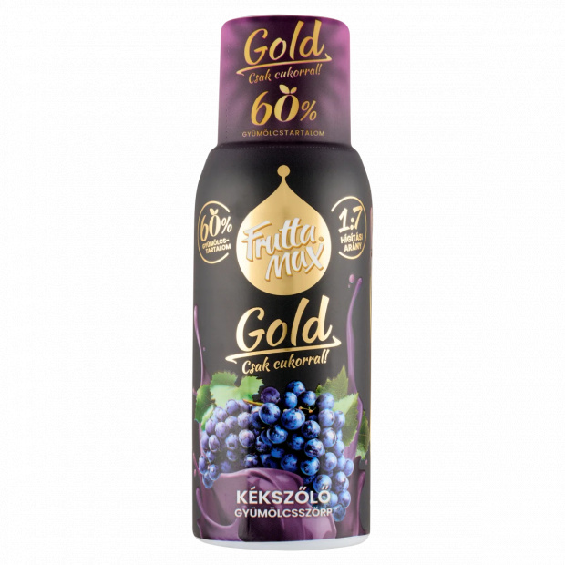 FruttaMax Gold kékszőlő gyümölcsszörp 500 ml