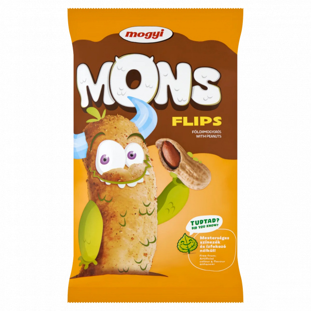 Mogyi Mons Flips földimogyorós kukorica snack 90 g