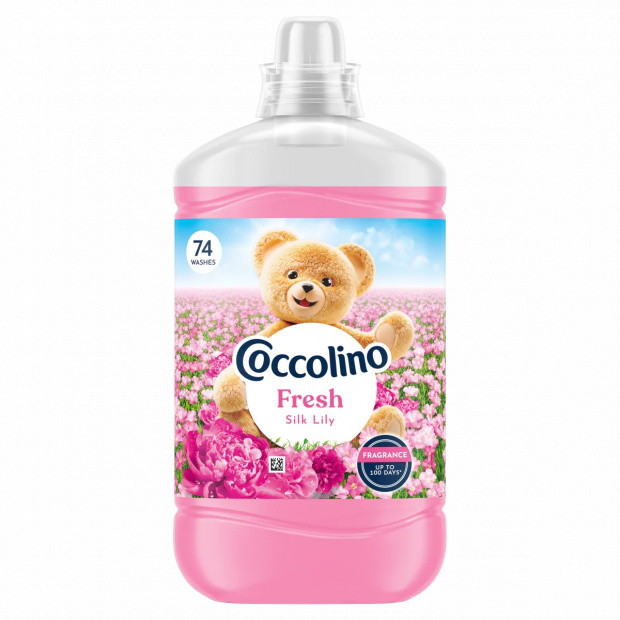 Coccolino Fresh Silk Lily öblítőkoncentrátum 74 mosás 1702 ml Coccolino Fresh Silk Lily öblítőkoncentrátum 74 mosás 1702 ml
