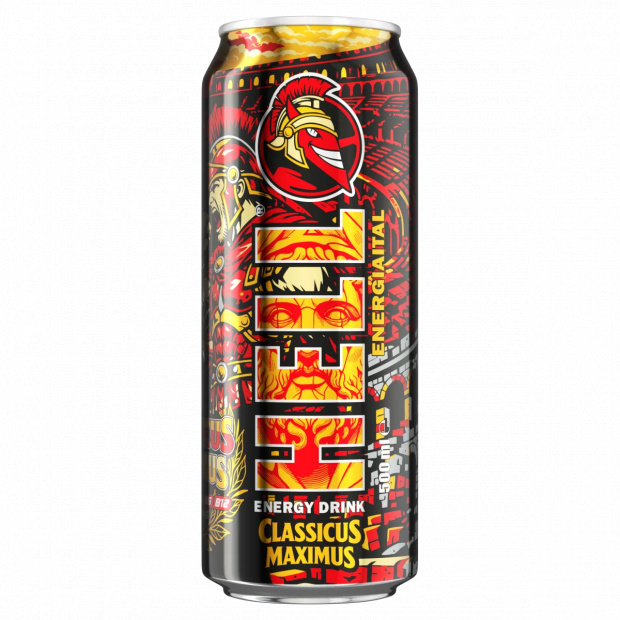 HELL Classicus Maximus tuttifruttiízű, koffeintartalmú, szénsavas energiaital 500 ml HELL Classicus Maximus tuttifruttiízű, koffeintartalmú, szénsavas energiaital 500 ml