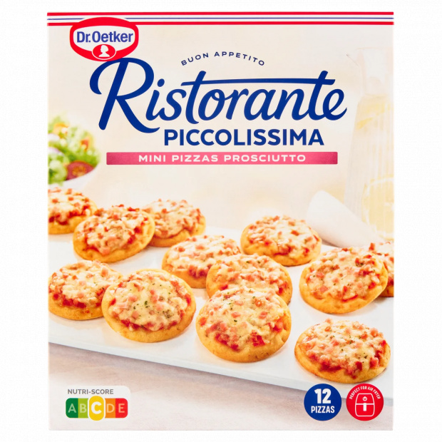 Dr. Oetker Ristorante Piccolissima gyorsfagyasztott mini pizza 12 db 288 g