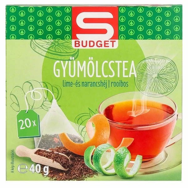 S-BUDGET LIME-NARANCSHÉJ 20*2G