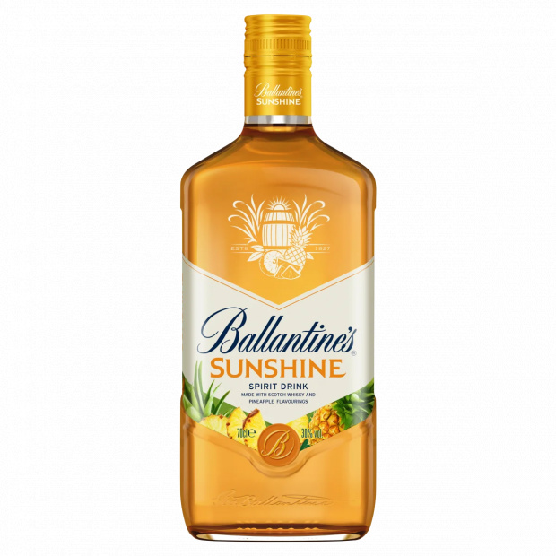 Ballantine\'s Sunshine ananász ízesítésű skót whisky-ből készült szeszesital 30% 0,7 l