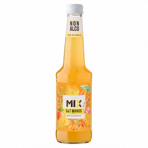 Mix G&T Mango szénsavas alkoholmentes koktél mangó ízesítéssel 0,33 l
