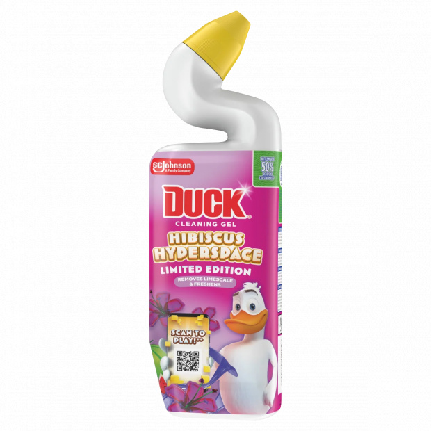 Duck Hibiscus Hyperspace WC-tisztító folyadék 750 ml Duck Hibiscus Hyperspace WC-tisztító folyadék 750 ml