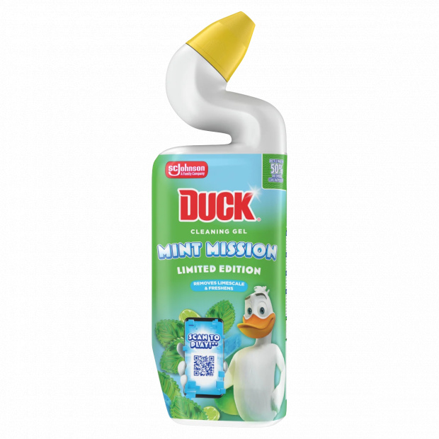 Duck Mint Mission WC-tisztító folyadék 750 ml Duck Mint Mission WC-tisztító folyadék 750 ml