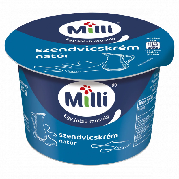 Milli natúr szendvicskrém 200 g