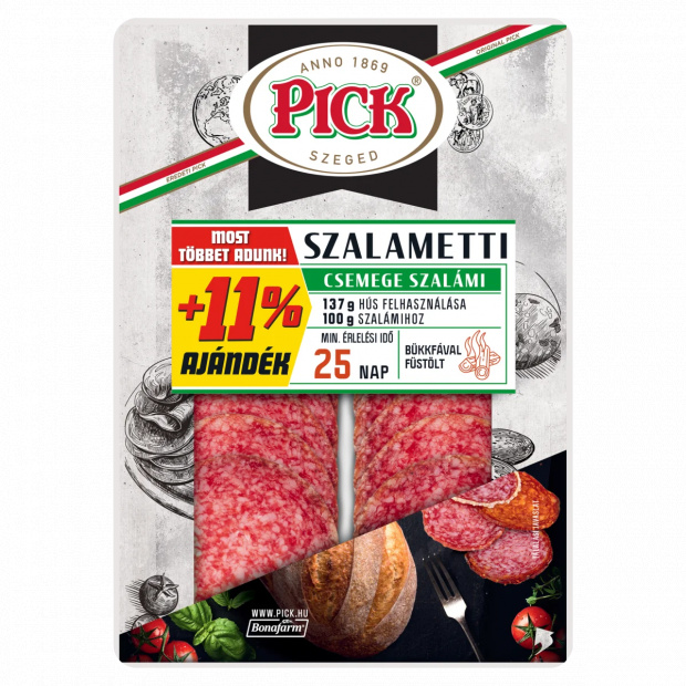 PICK Szalametti szeletelt csemege szalámi 78 g PICK Szalametti szeletelt csemege szalámi 78 g