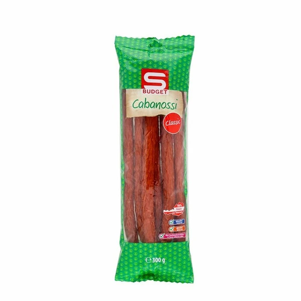 S-BUDGET CABANOSSI 300G