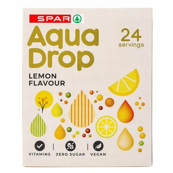 SPAR AQUADROP LEMON 24DB