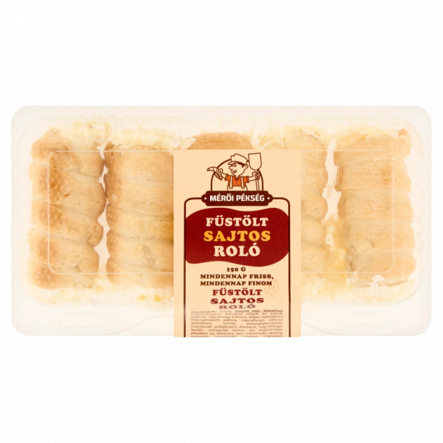 Mérői Pékség füstölt sajtos roló 150 g