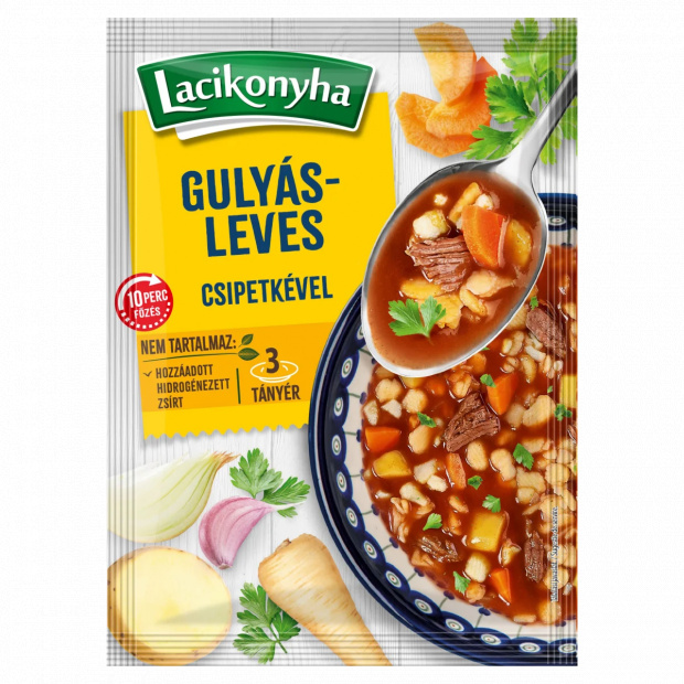 Lacikonyha gulyásleves csipetkével 71 g Lacikonyha gulyásleves csipetkével 71 g
