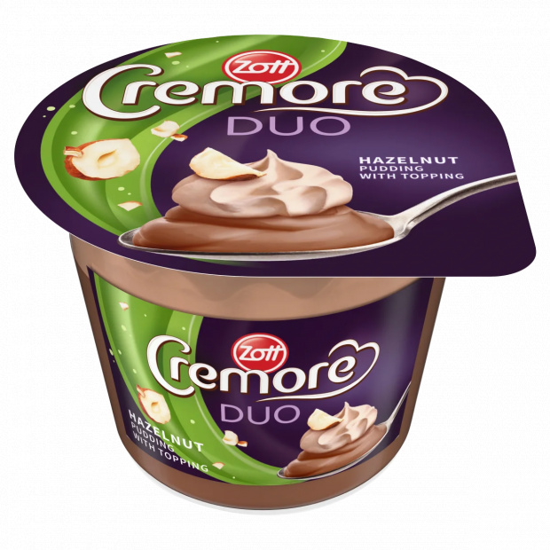 Zott Cremore Duo mogyorós desszert kakaós tejszínhabbal 190 g Zott Cremore Duo mogyorós desszert kakaós tejszínhabbal 190 g