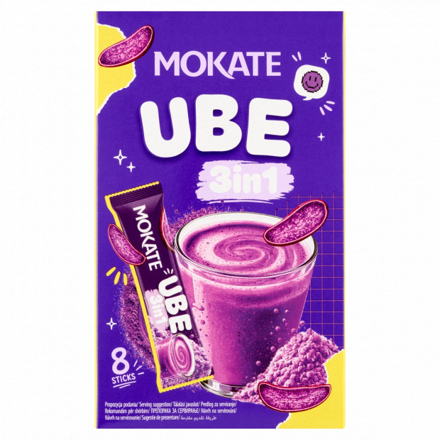 Mokate 3in1 tej alapú italpor UBE porral 8 x 17 g (136 g) Mokate 3in1 tej alapú italpor UBE porral 8 x 17 g (136 g)