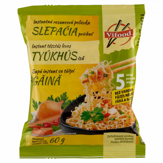 Vifood tyúkhús ízű instant tésztás leves 60 g