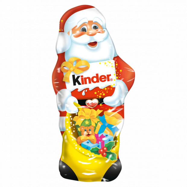 Kinder Chocolate Mikulás belső tejes réteggel bevont tejcsokoládé figura 110 g