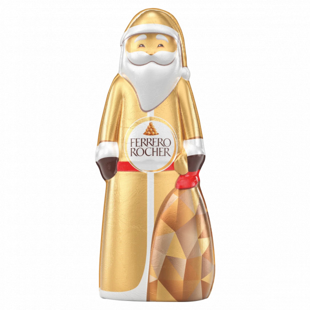 Ferrero Rocher üreges tejcsokoládé figura mogyoródarabkákkal 70 g Ferrero Rocher üreges tejcsokoládé figura mogyoródarabkákkal 70 g