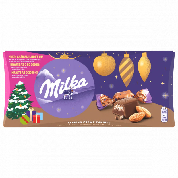 Milka mandulakrémes szaloncukor 255g Milka mandulakrémes szaloncukor 255g