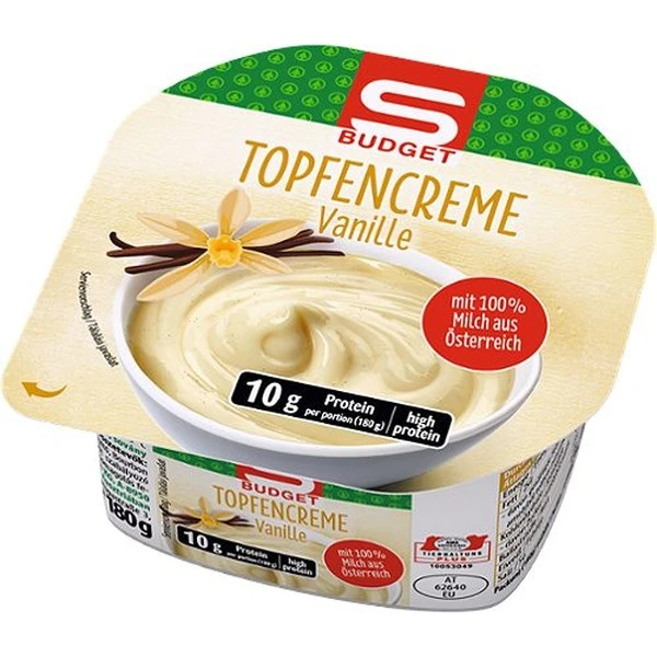 S-BUDGET VANÍL.KRÉMDESSZ.180G