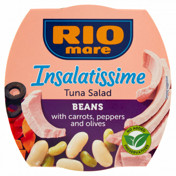 Rio Mare Insalatissime Beans zöldséges készétel tonhallal 160 g Rio Mare Insalatissime Beans zöldséges készétel tonhallal 160 g