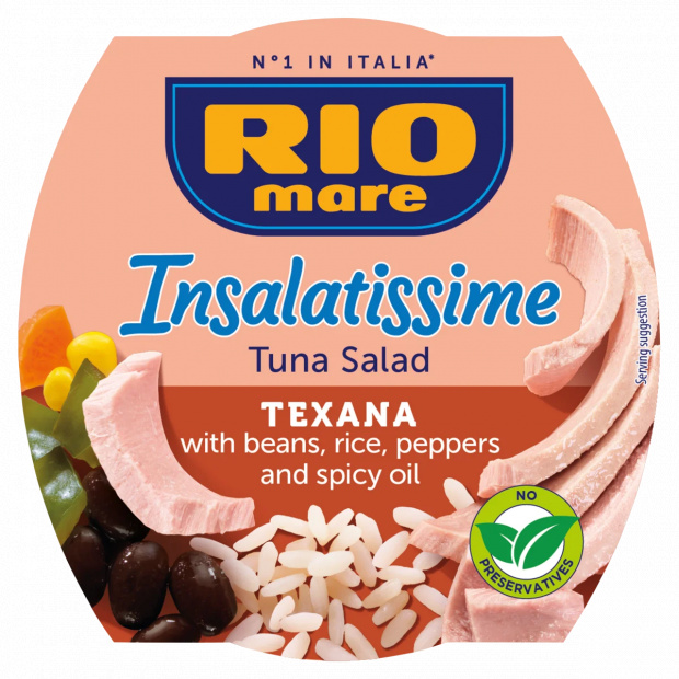 Rio Mare Insalatissime Texana tonhalsaláta 160 g Rio Mare Insalatissime Texana tonhalsaláta 160 g