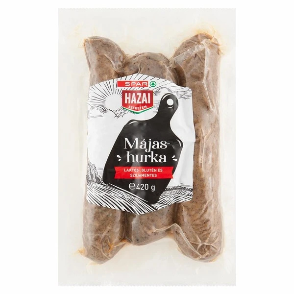 SPAR Hazai Szeretem májas hurka 420 g SPAR Hazai Szeretem májas hurka 420 g