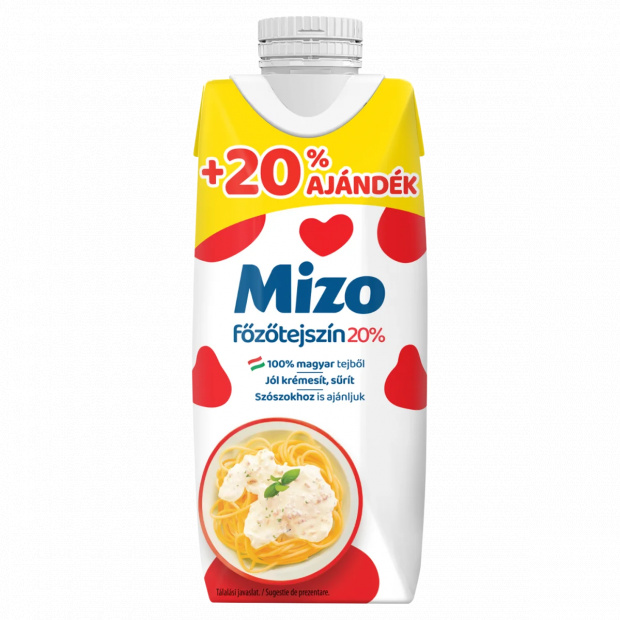 Mizo UHT főzőtejszín 20% 240 ml Mizo UHT főzőtejszín 20% 240 ml