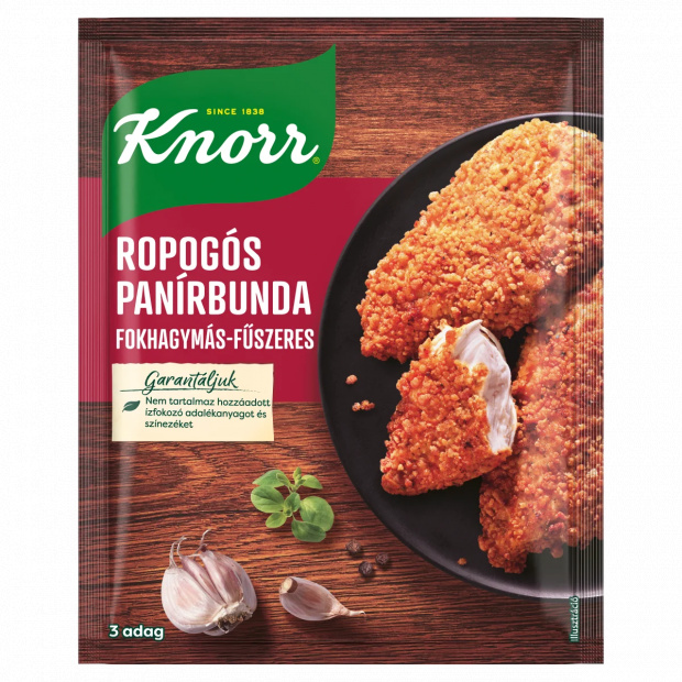 Knorr fokhagymás-fűszeres ropogós panírbunda 70 g 